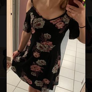 Charlotte Russe black floral dress